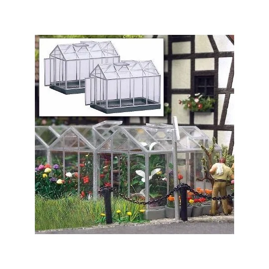 Busch 1400 Two greenhouses - Busch_1400 Busch_1400-Busch 1400 Two greenhouses - Busch_1400