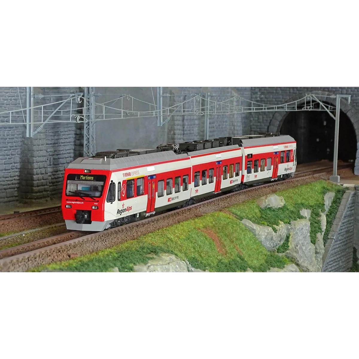 LS Models 17200DCS RA 39 3-car electric railcar, SBB, Alps/TMR Regi...