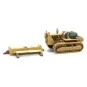 Arti_487.801.55-Artitec 487.801.55 D7 Bulldozer, Yellow, Wagon Load