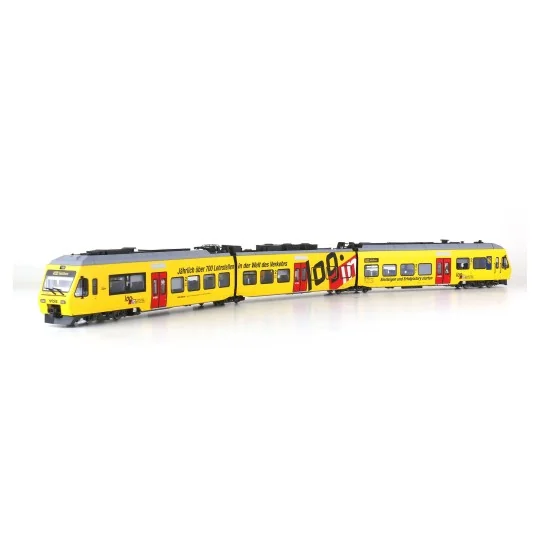 Lsm_17201DC-LS Models 17201DC RABE 525 Nina 3-car electric railcar, BLS, yellow, Login