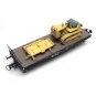 Arti_487.801.55-Artitec 487.801.55 D7 Bulldozer, Yellow, Wagon Load
