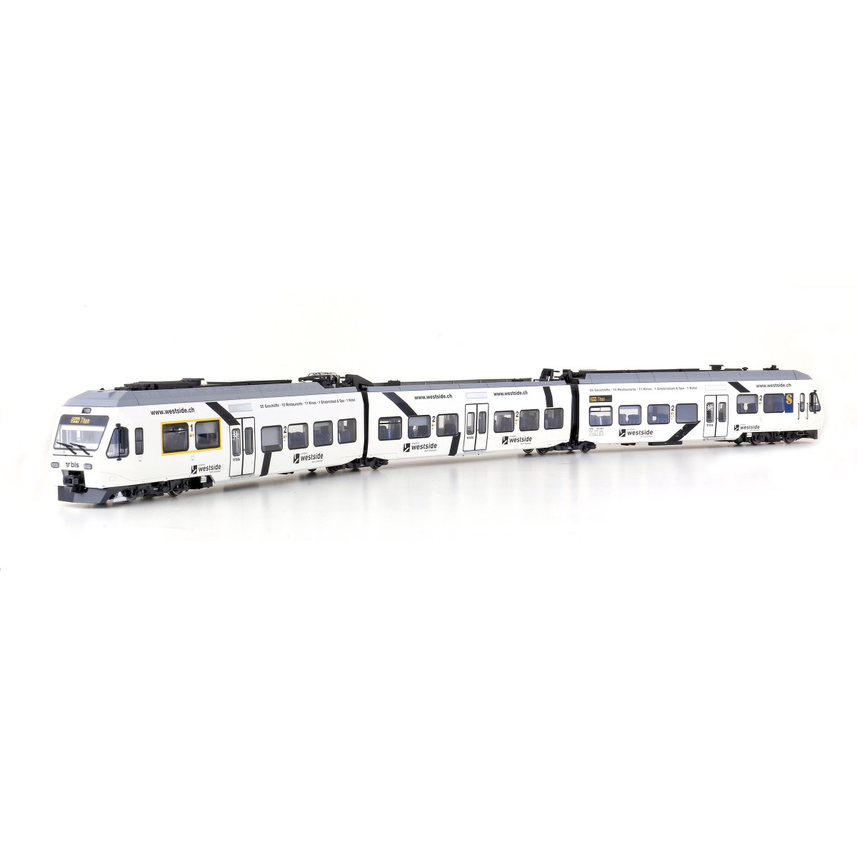 LS Models 17203DCS RABe 525 3-car electric railcar, BLS/Westside, w...
