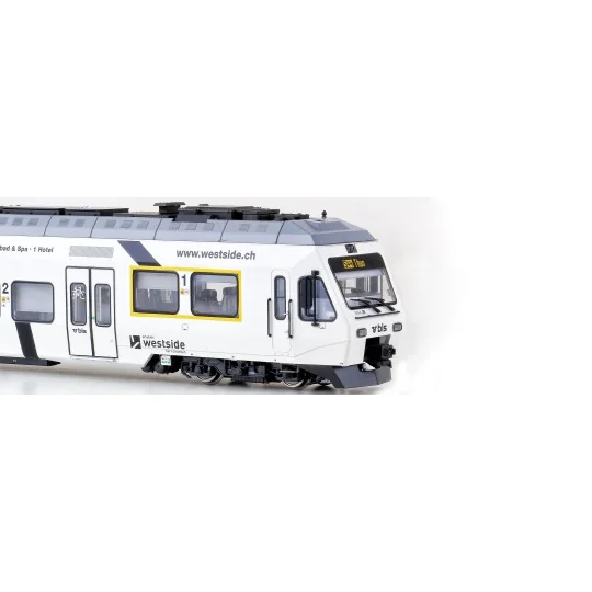 Lsm_17203DCS-LS Models 17203DCS Automotrice électrique 3 éléments RABe 525, BLS / Westside, blanc, digital sonore