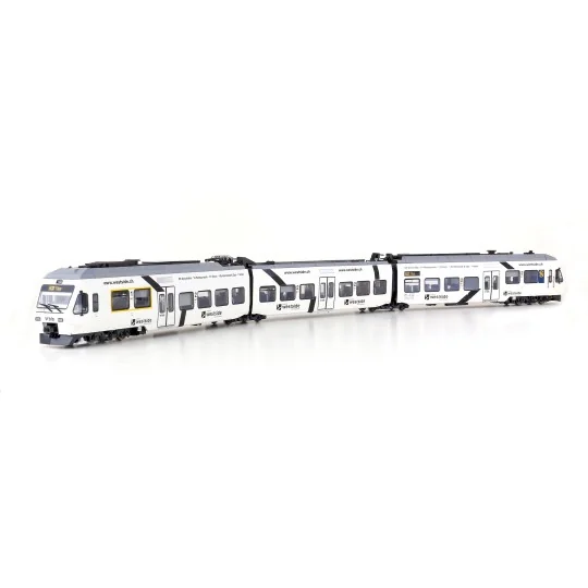 Lsm_17203DC-LS Models 17203DC 3-car electric railcar RABe 525, BLS / Westside, white