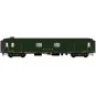 Lsm_31204-Ls Models 31204 Fourgon Dd4yi, NORD, 130km/h, vert, châssis noir, toit vert, éclairage