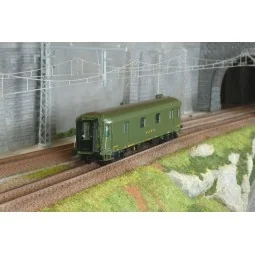 Ls Models 31204 Fourgon Dd4yi, NORD, 130km/h, vert, châssis noir, toit vert, éclairage Ls models Lsm_31204 - 1