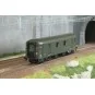 Lsm_31205-Ls Models 31205 Fourgon Dd4myi, SNCF, 130km/h, vert, châssis noir, toit noir, éclairage