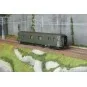 Lsm_31205-Ls Models 31205 Fourgon Dd4myi, SNCF, 130km/h, vert, châssis noir, toit noir, éclairage