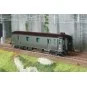 Lsm_31206-Ls Models 31206 Fourgon Dd4myi, SNCF, 140km/h, vert, châssis noir, toit vert, éclairage