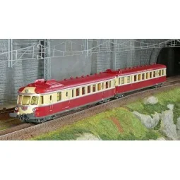 Ree Modeles MB257 RGP 1 X 2774 Railcar, Red TEE, SNCF, NOISY - MB-257