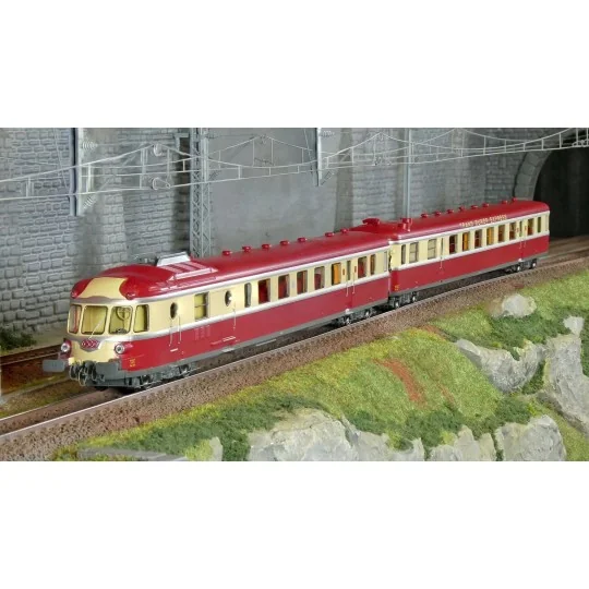 Ree Modeles MB258.S Autorail RGP 1 X 2779, rouge TEE, SNCF, LYON-VAISE, digital sonore Ree Modeles MB-258.S - 1 MB-258.S-Ree Modeles MB258.S Autorail RGP 1 X 2779, rouge TEE, SNCF, LYON-VAISE, digital sonore