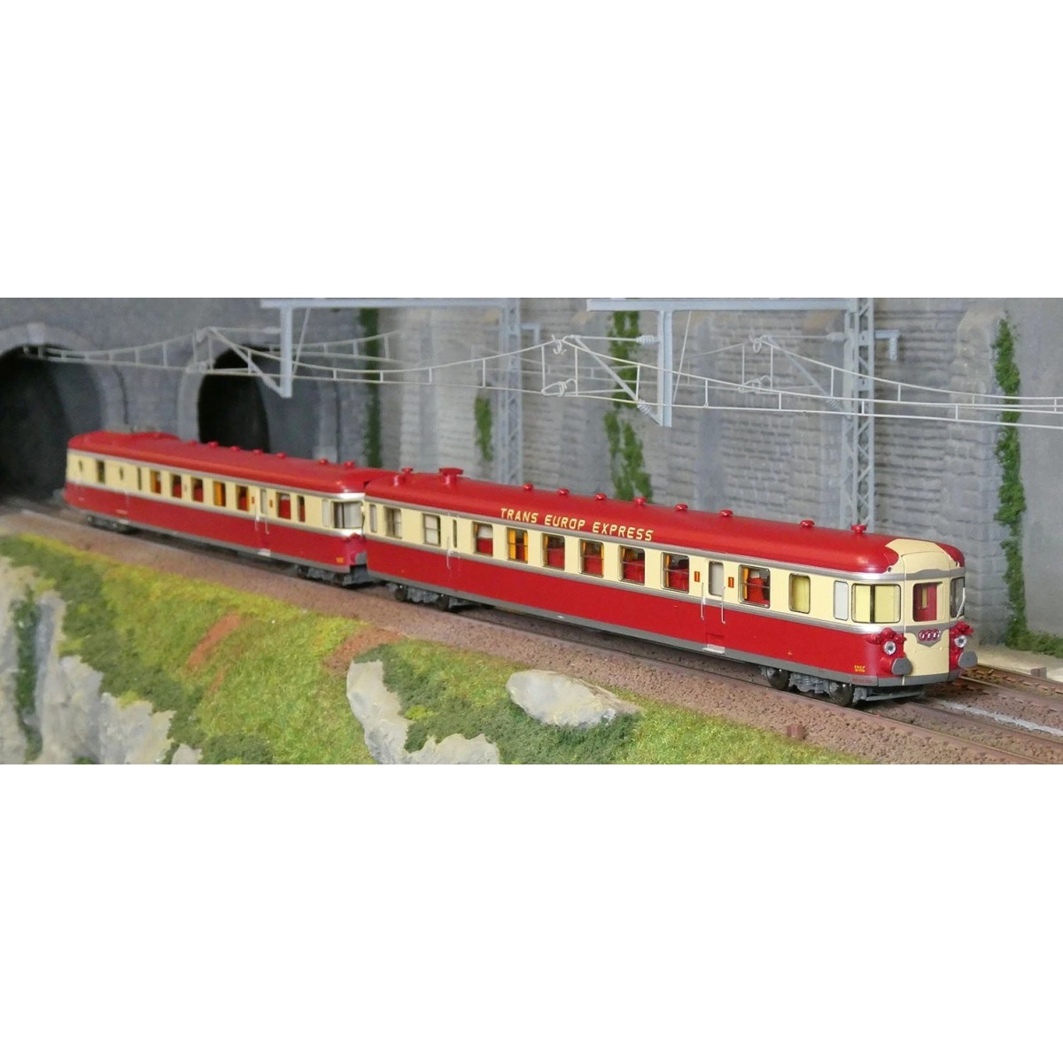 Ree Modeles MB258.S Autorail RGP 1 X 2779, rouge TEE, SNCF, LYON-VAISE, digital sonore Ree Modeles MB-258.S - 4