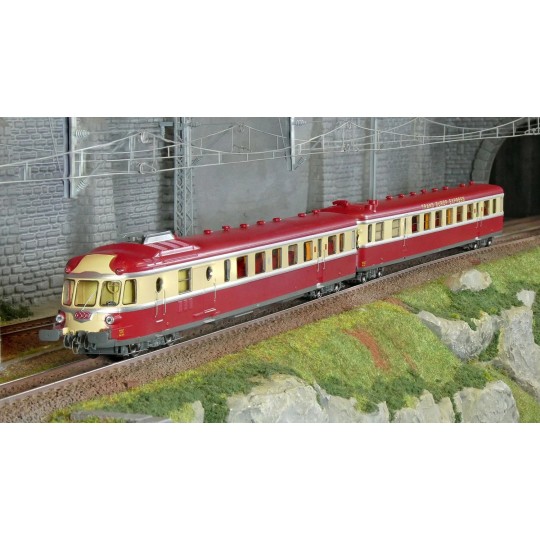 MB-258-Ree Modeles MB258 RGP 1 X 2779 Railcar, Red TEE, SNCF, LYON-VAISE