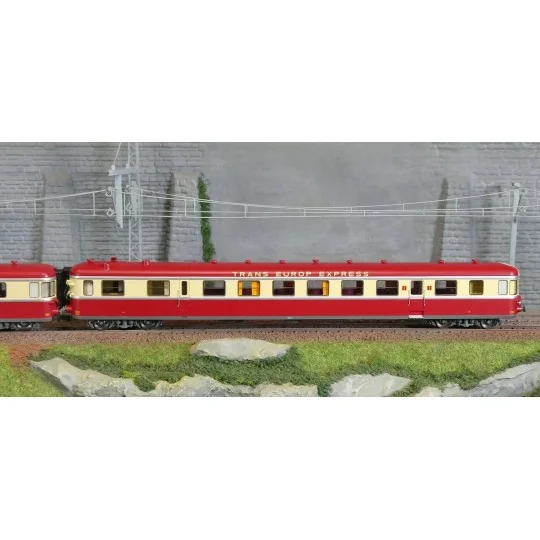 MB-258-Ree Modeles MB258 RGP 1 X 2779 Railcar, Red TEE, SNCF, LYON-VAISE