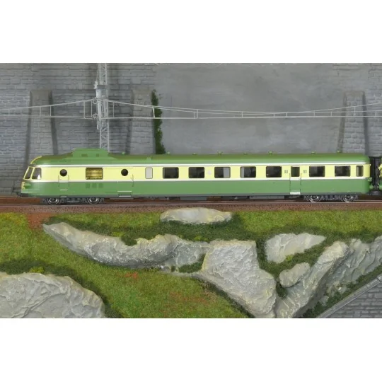 MB-259.S-Ree Modeles MB259.S RGP 1 X 2728 Railcar, green, with kitchen, SNCF, NOISY, digital sound