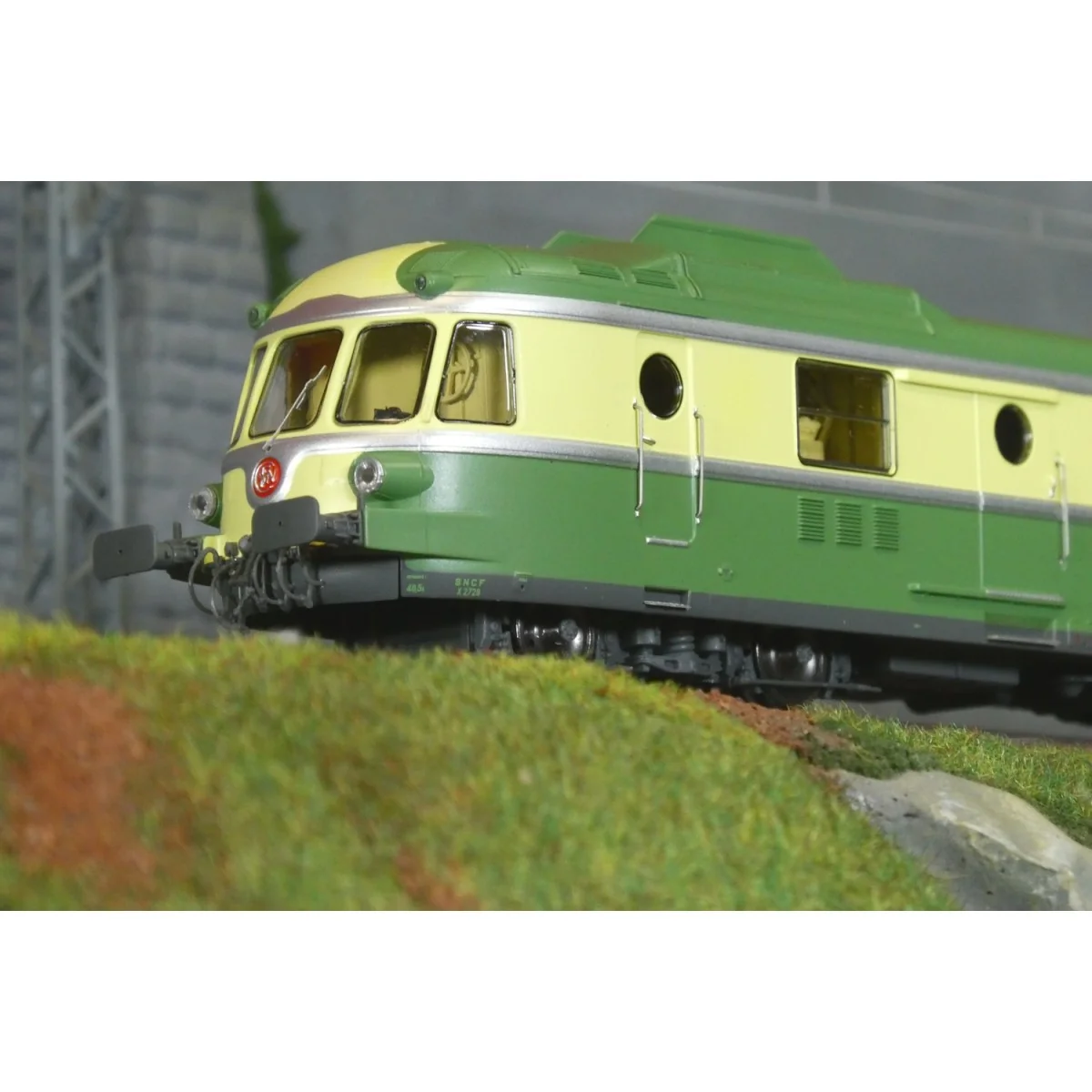 Ree Modeles MB259.S RGP 1 X 2728 Railcar, green, with kitchen, SNCF...