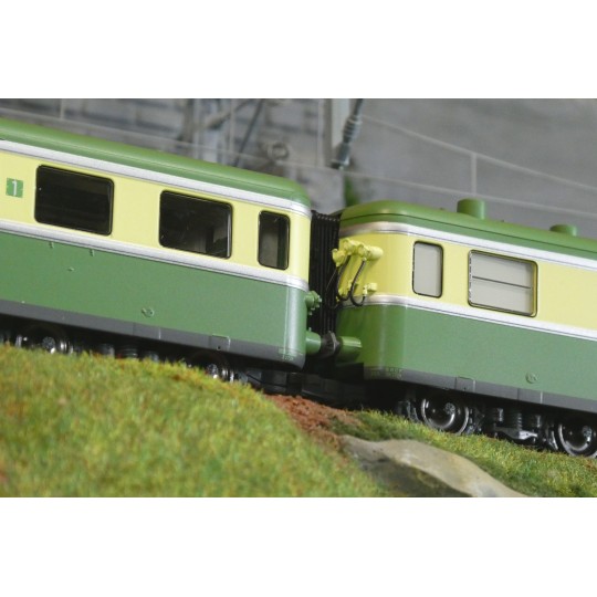 MB-259-Ree Modeles MB259 RGP 1 X 2728 railcar, green, with kitchen, SNCF, NOISY