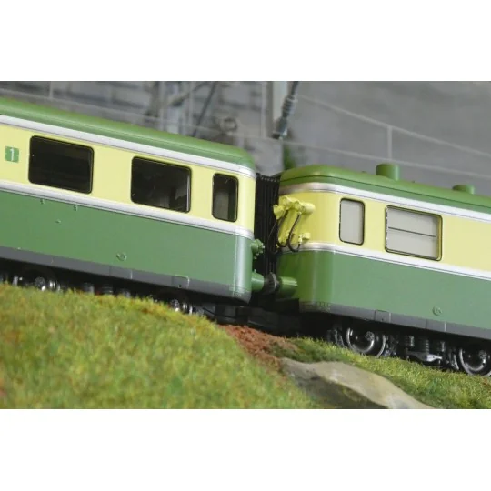 MB-259-Ree Modeles MB259 Autorail RGP 1 X 2728, vert, avec cuisine, SNCF, NOISY