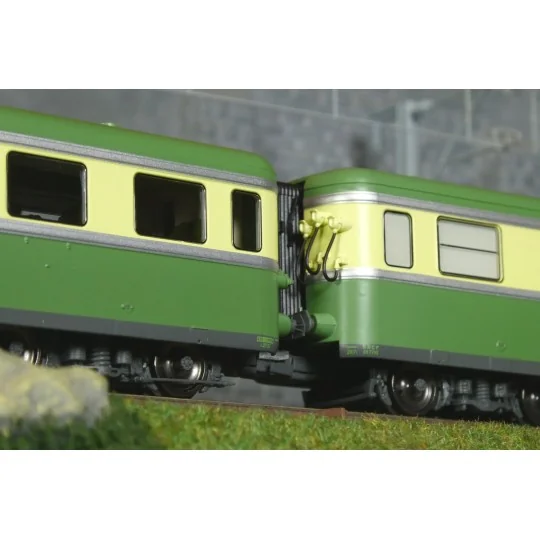 MB-260-Ree Modeles MB260 Autorail RGP 1 X 2737, vert, sans cuisine, SNCF, BATIGNOLLES