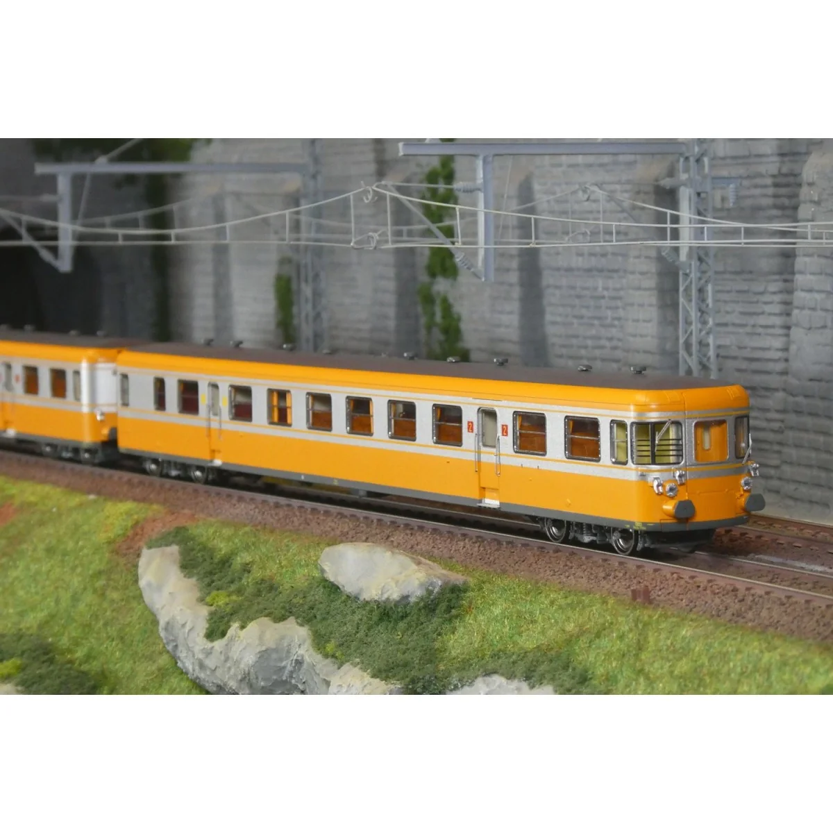 Ree Modeles MB261.S Autorail RGP 1 X 2726, orange alu, SNCF, METZ, digital sonore Ree Modeles MB-261.S - 6
