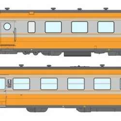 Ree Modeles MB262.S Autorail RGP 1 X 2732, orange béton, SNCF, LYON-VAISE, digital sonore Ree Modeles MB-262.S - 1
