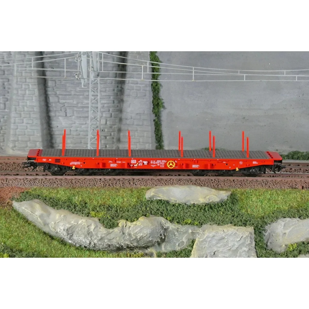 Marklin 48740 Heavy-duty transport wagon Samms 710 CarMotion, DB AG...