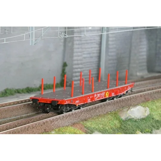 Marklin_48740-Marklin 48740 Heavy-duty transport wagon Samms 710 CarMotion, DB AG