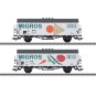Marklin_46173-Marklin 46173 Set of 2 refrigerated wagons Tnoms 35 and Ths 42, DB, MIGROS