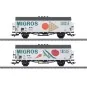 Marklin 46173 Set of 2 refrigerated wagons Tnoms 35 and Ths 42, DB,... Marklin_46173-Marklin 46173 Set of 2 refrigerated wagons Tnoms 35 and Ths 42, DB, MIGROS