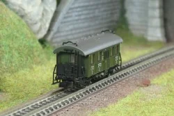 MiniTrix 18962 BCi Passenger Car (Bay 10), DRB, N - 1/160