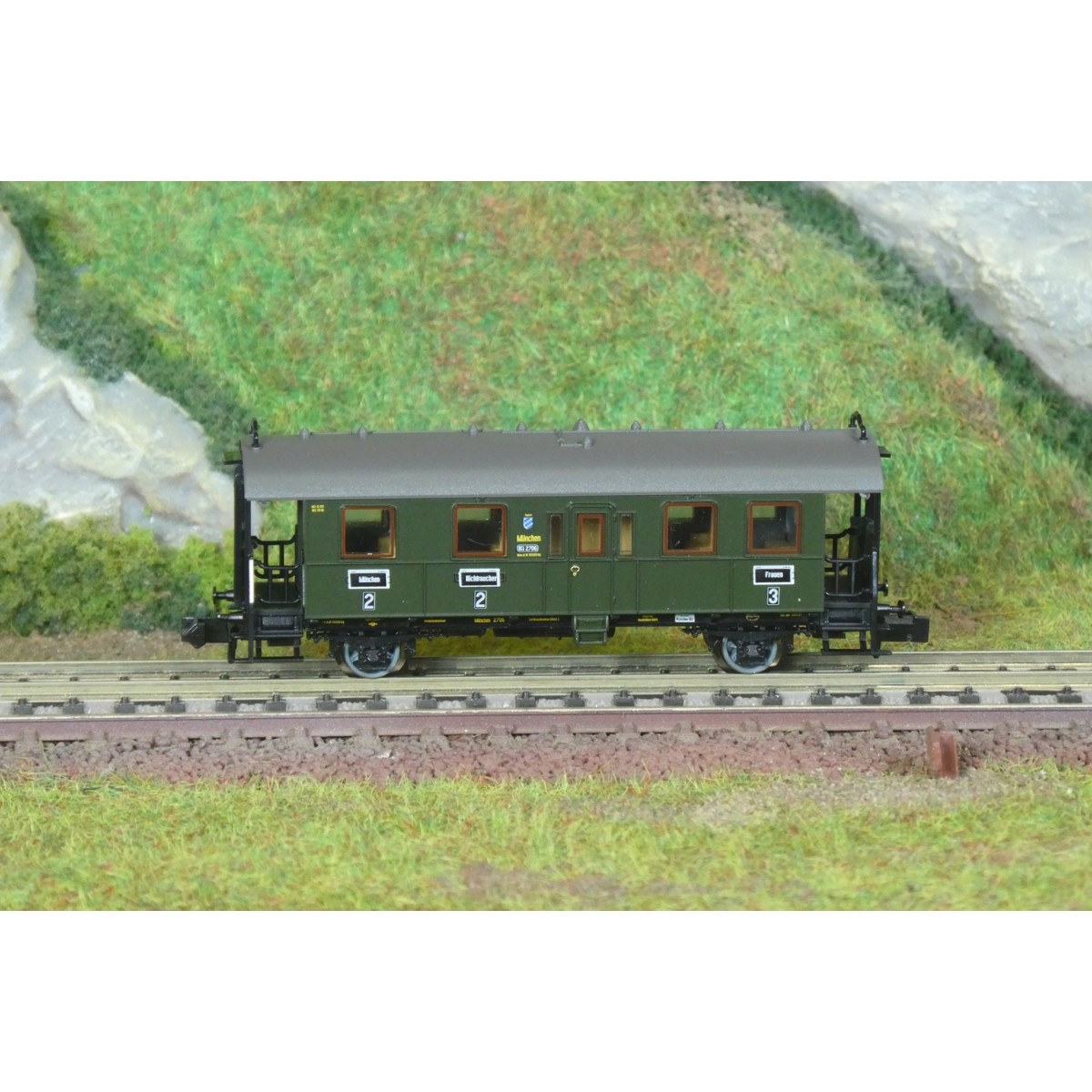 MiniTrix 18962 BCi Passenger Car (Bay 10), DRB, N - 1/160 - Trix_18962