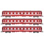 NW-155-REE Modeles NW155 Set of 3 UIC A9 coaches, LE CAPITOLE, with plate, N - 1/160
