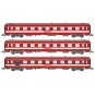REE Modeles NW156 Set de 3 voitures UIC 2x A9 / 1x A7D, LE CAPITOLE, avec plaque, N - 1/160 Ree Modeles NW-156 - 5 NW-156-REE Modeles NW156 Set de 3 voitures UIC 2x A9 / 1x A7D, LE CAPITOLE, avec plaque, N - 1/160