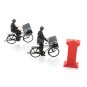Arti_5870052-Artitec 5870052 Figures, mail carriers on bicycles + mailbox