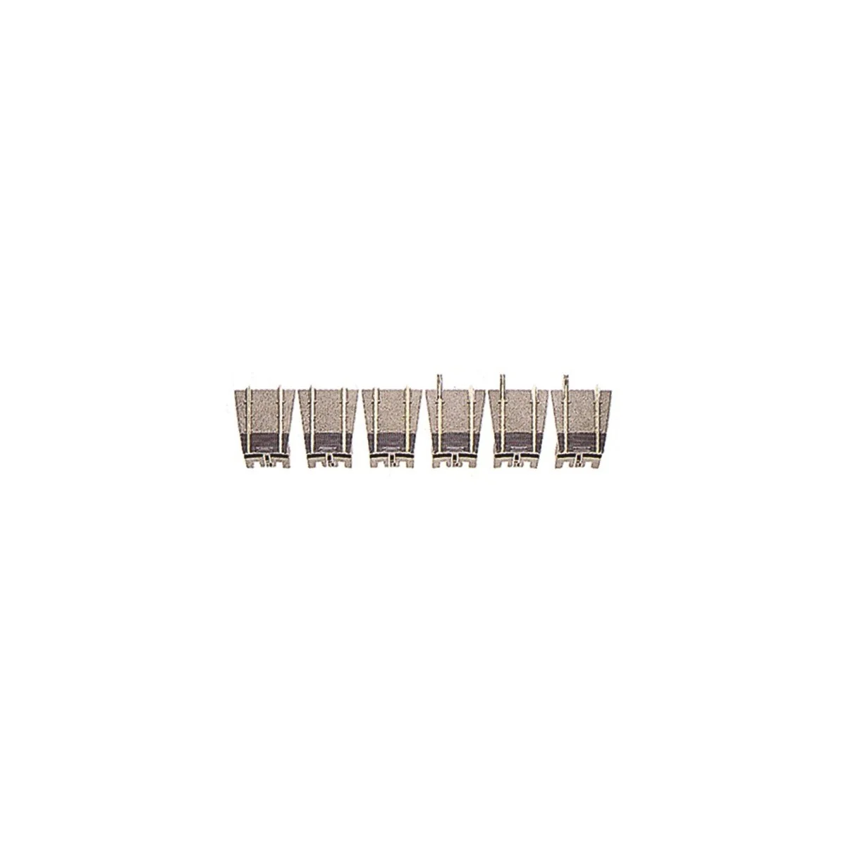 Fleischmann 6155 Unballasted approach tracks for the swing bridge 6154