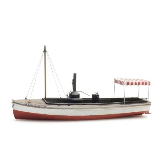 Arti_387.461-Artitec 387.461 Bateau sur ligne de flottaison de la vedette à vapeur African Queen (109 mm)