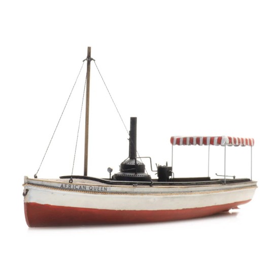 Arti_387.461-Artitec 387.461 Bateau sur ligne de flottaison de la vedette à vapeur African Queen (109 mm)