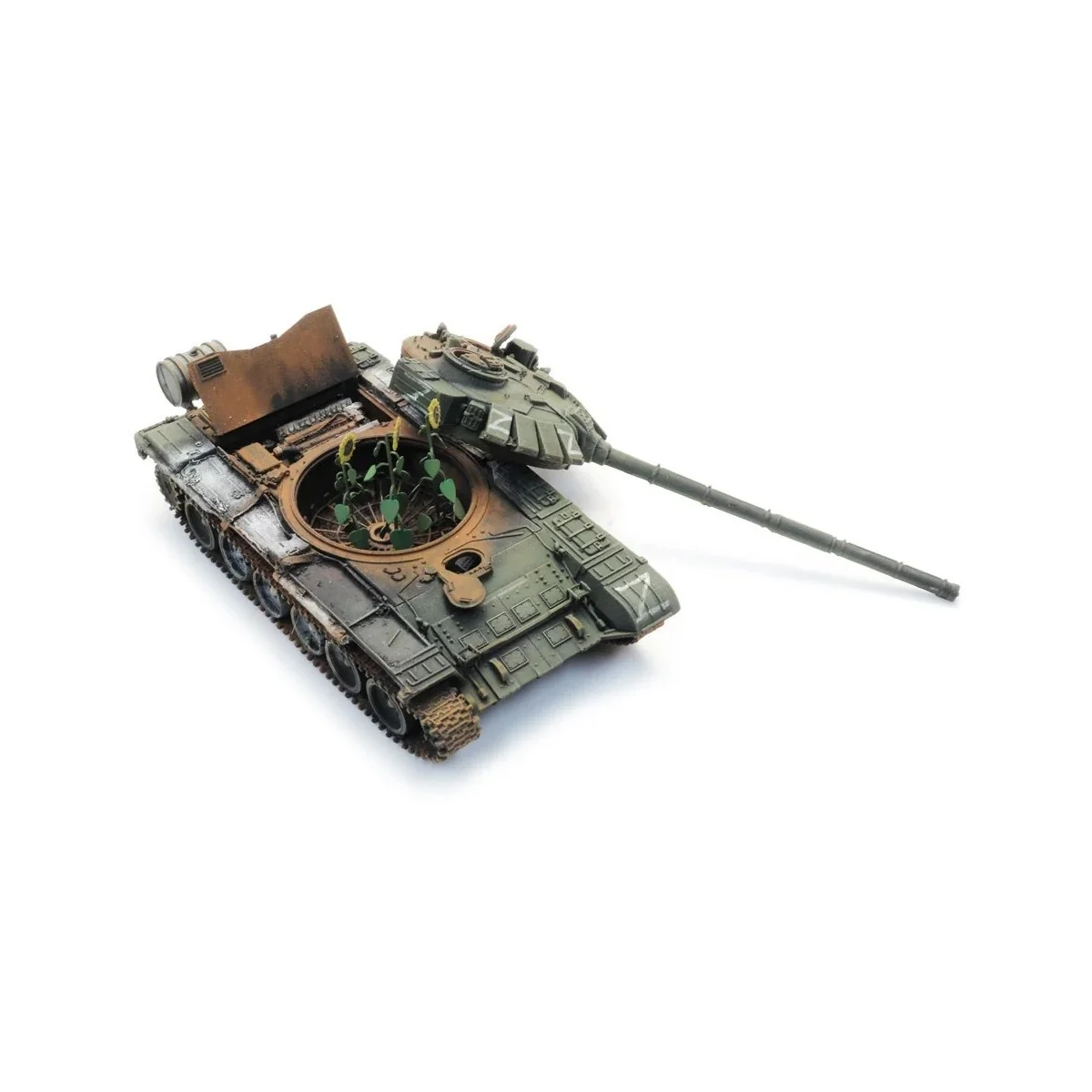 Artitec 487.601.08 Char T-72 russe épave, RIP Artitec Arti_487.601.08 - 1