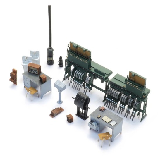 Arti_387.536-Artitec 387.536 Interior of the signal box with lever bank