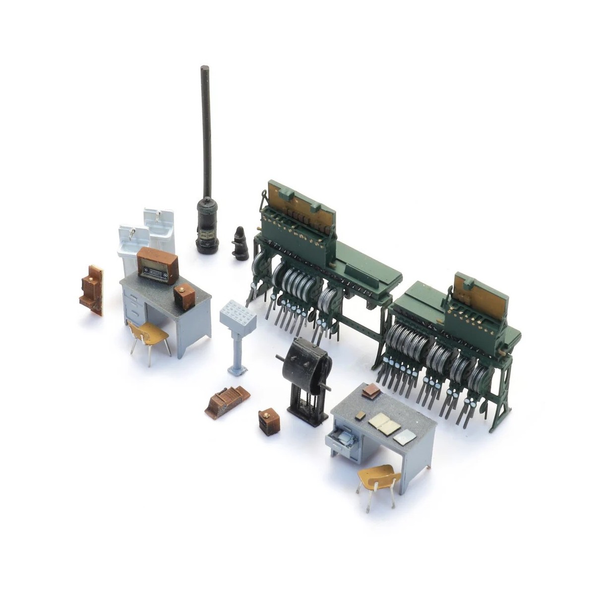 Artitec 387.536 Intérieur du poste d'aiguillage avec banc de leviers Artitec Arti_387.536 - 3