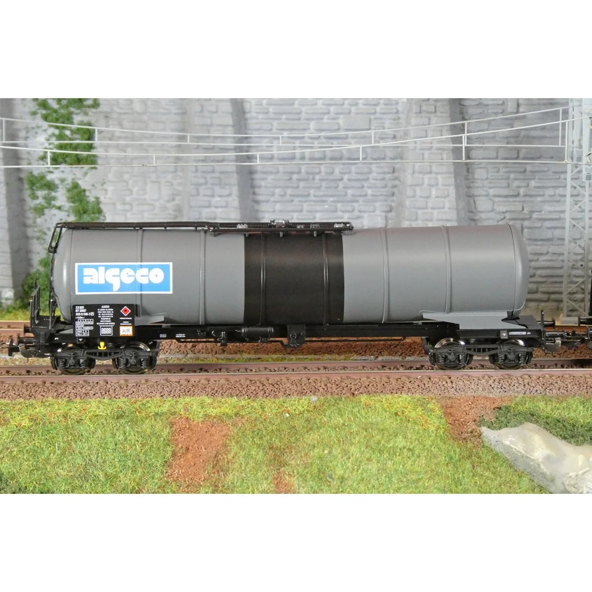 Piko 28316 Set of 2 angled tank wagons with bogies, Algeco - Piko_2...