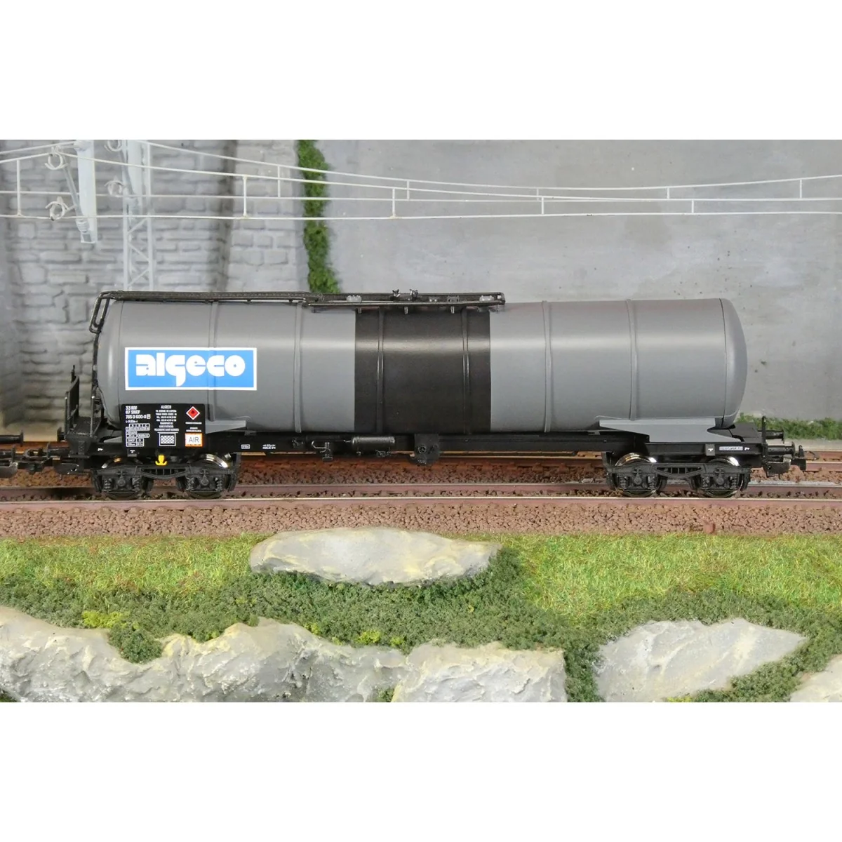 Piko 28316 Set of 2 angled tank wagons with bogies, Algeco - Piko_2...