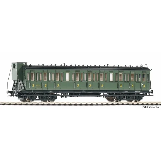 PIKO_53337-Piko 53337 Third-class compartment passenger car with guardhouse