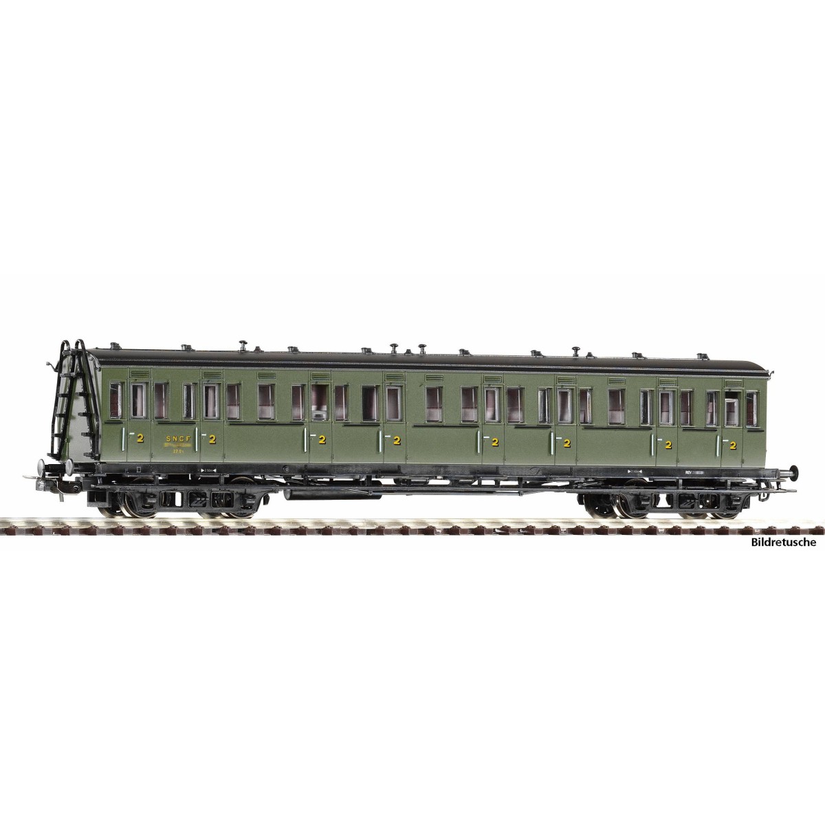 Piko 53339 Second-class compartment passenger car with ladder - Pik...