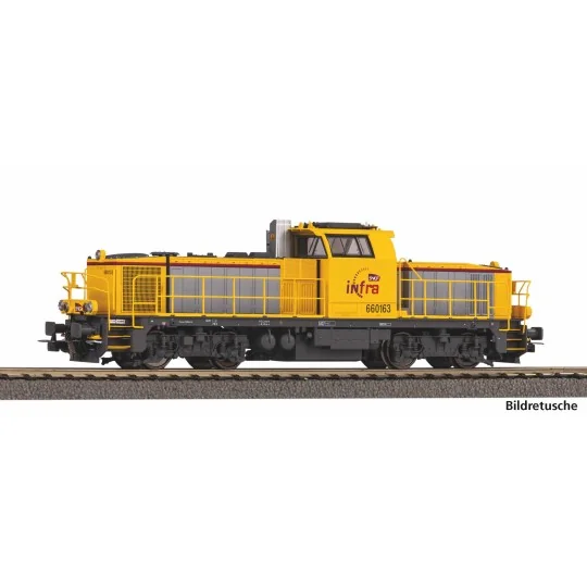 Piko 96494 Locomotive diesel BB 60163 SNCF, INFRA, digitale sonore Piko Piko_96494 - 4 Piko_96494-Piko 96494 Locomotive diesel BB 60163 SNCF, INFRA, digitale sonore