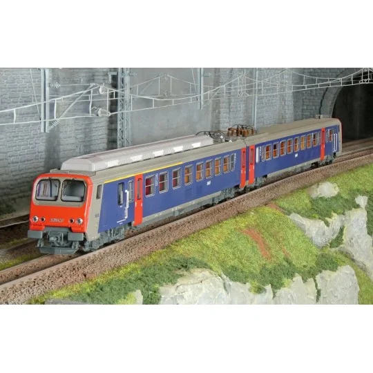 PIKO_96533-Piko 96533 SNCF electric railcar, Z2 Z 9600, original livery, cap logo, digital sound