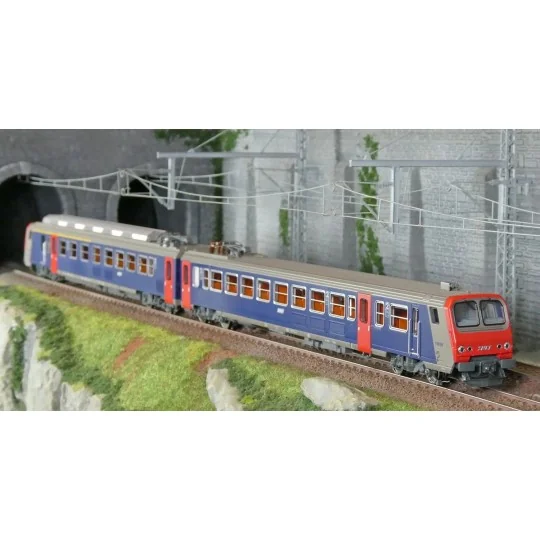 Piko_96532-Piko 96532 Autorail électrique SNCF, Z2 Z 9600, livrée origine, logo casquette