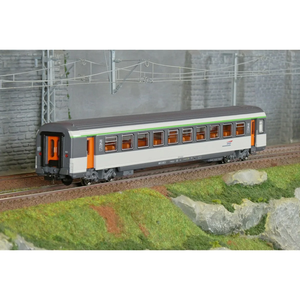 Piko 97139 Corail passenger cars, 2nd class, cap logo, SNCF - PIKO_...