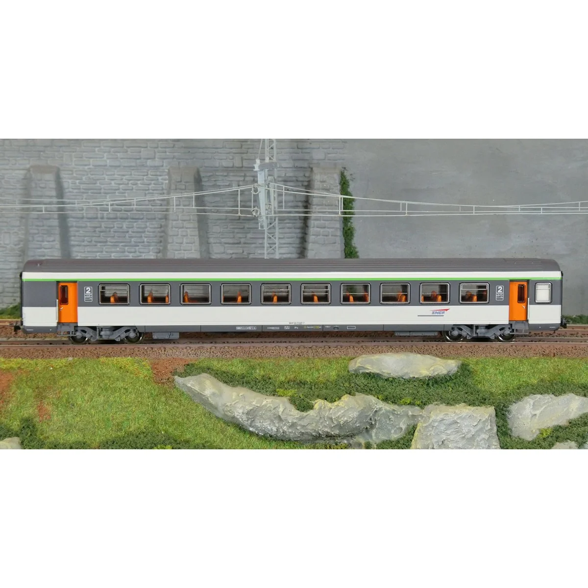 Piko 97139 Corail passenger cars, 2nd class, cap logo, SNCF - PIKO_...