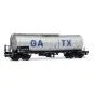 Rivarossi HR6667 Set of 2 bogie tank wagons, light grey, large GATX... HR6667-Rivarossi HR6667 Set of 2 bogie tank wagons, light grey, large GATX logo